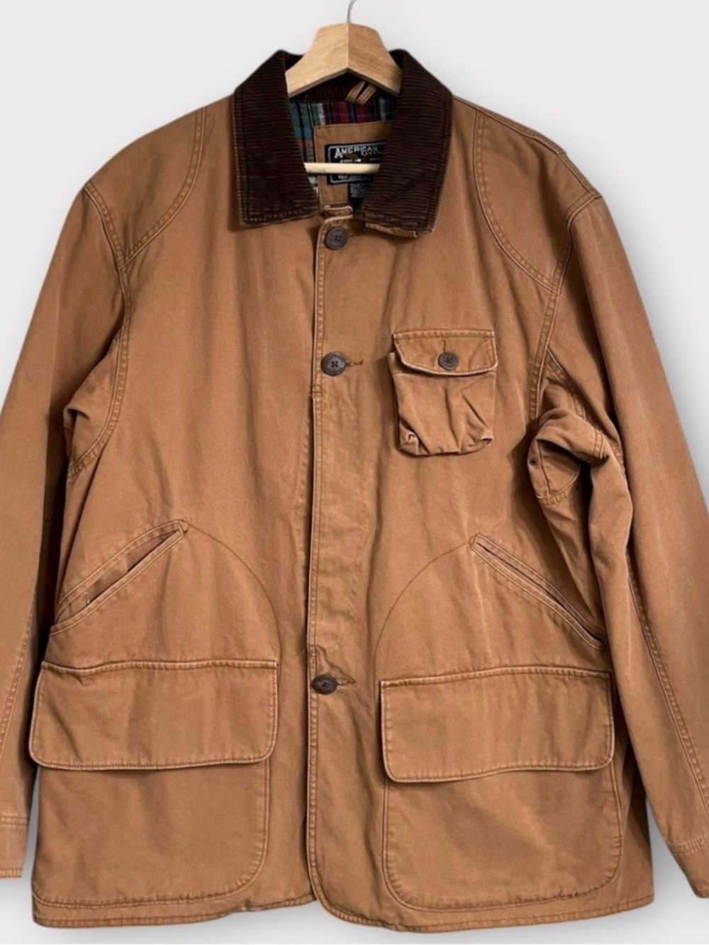 American Living Outfitters Tan Brown Field Jacket large NWT
